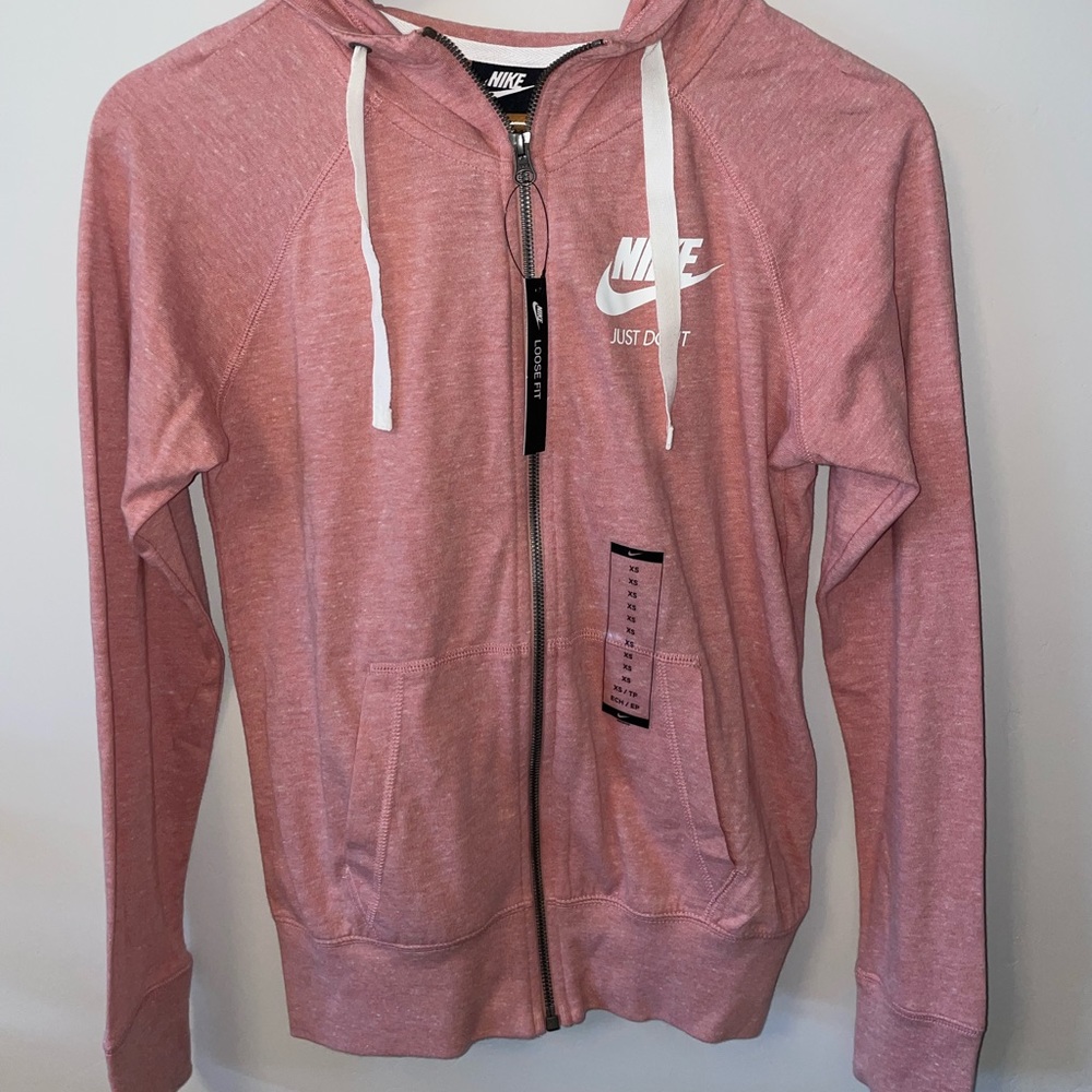 NWT Light Pink Nike Zip Up
